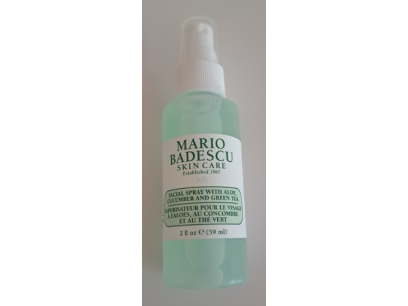 Mario Badescu Skincare Facial Spray, Aloe + Cucumber & Green Tea, 2 fl oz/59 mL
