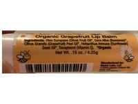 Sierra Bees Lip Balm, Organic Grapefruit, 0.15 fl oz/4.25 g - thumbnail 4