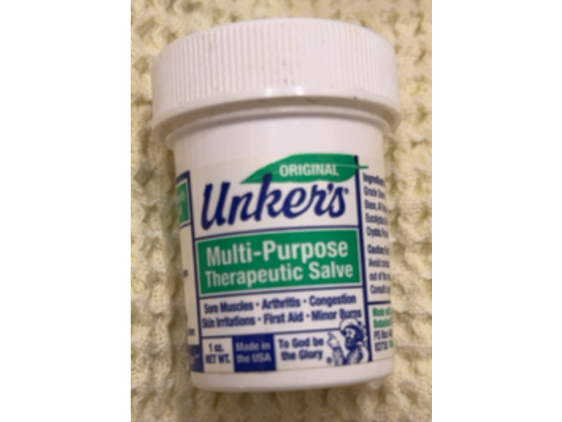 Unker's Multi-Purpose Therapeutic Salve, 1 oz