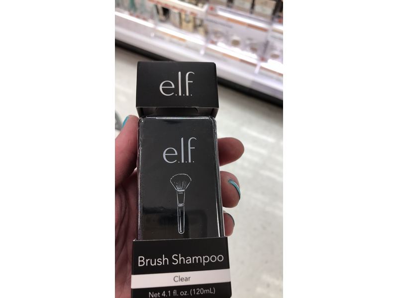 e.l.f. Cosmetics Brush Shampoo, Clear, 4.1 fl oz/120 mL