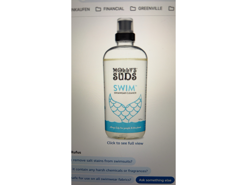 Molly's Suds Swimwear Cleaner, 16 fl oz