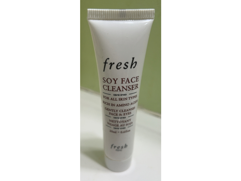 Fresh Face Cleanser, Soy, 0.6 fl oz/20 mL
