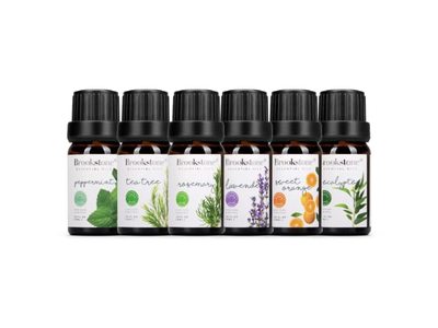 Brookstone Essential Oil Herbal Collection Set, Pack Of 6