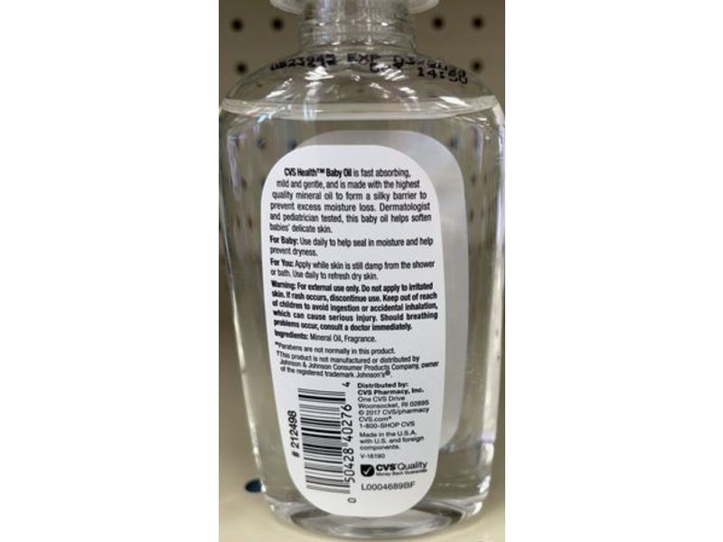 Cvs Health Baby Oil, 3 fl oz/89 mL
