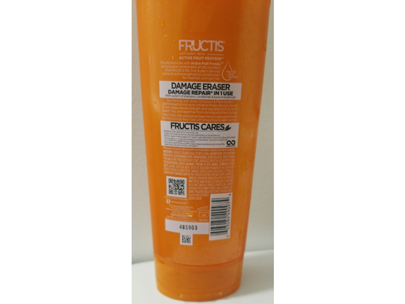 Garnier Fructis Fortifying Conditioner, Damage Eraser, 12 fl oz/354 mL