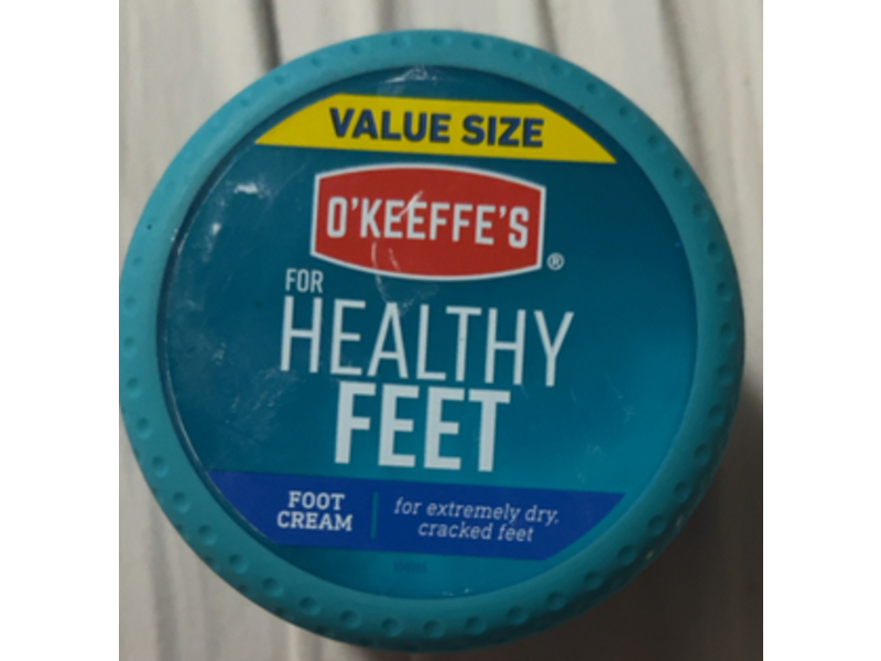 O'Keeffe's Healthy Feet Foot Cream, 3.2 oz/91 g