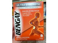 Bengay Ultra Strength Pain Relief Patches, Menthol 5%, 4 Count - thumbnail 2