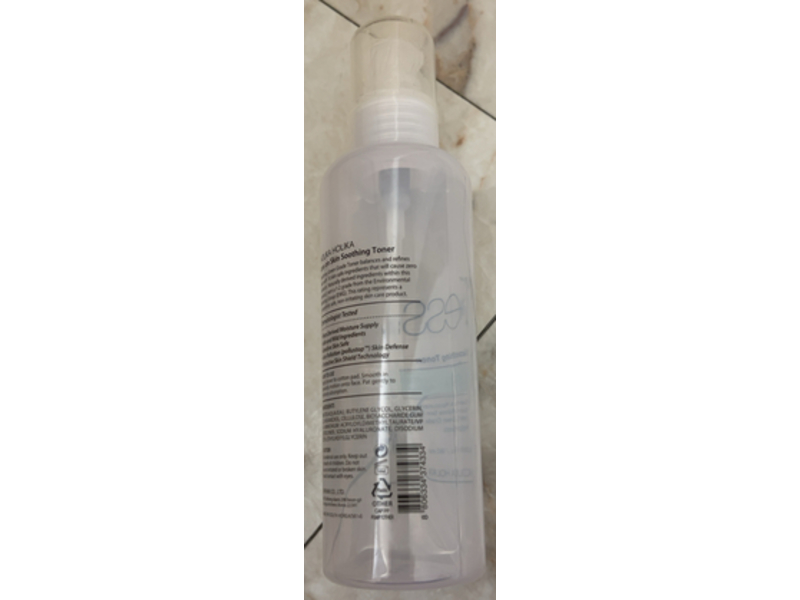 Holika Holika Less on Skin Soothing Toner, 6.08 fl oz/180 mL