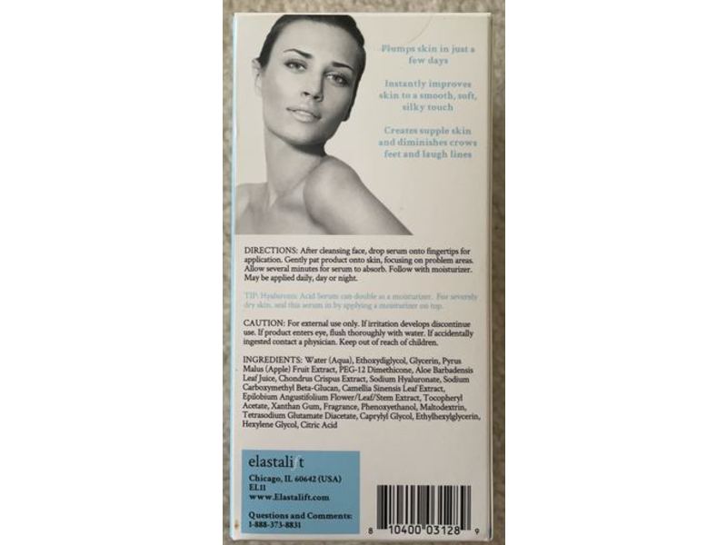 Elastalift Instant Plumping Hyaluronic Booster Serum, 1.75 fl oz/52 mL