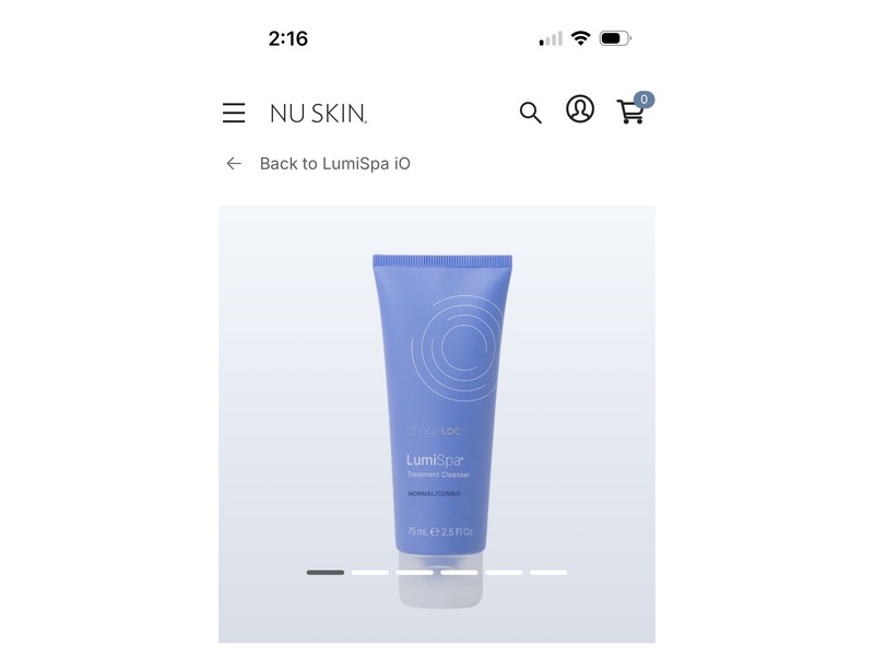 Nu Skin Lumi Spa Treatment Cleanser, 2.5 fl oz/75 mL