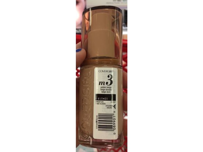 CoverGirl TruBlend Liquid Makeup Foundation, M3 Golden Beige, 1 fl oz/30 mL