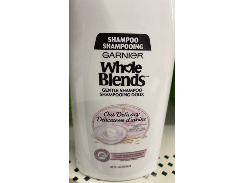 Garnier Whole Blends Gentle Shampoo, Oat Delicacy, 28 fl oz/828 mL