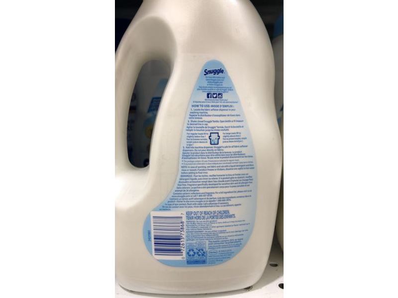 Snuggle Ultra Fabric Conditioner, Fresh Scent, Sensitive, 40 Loads, 32 fl oz/946 mL