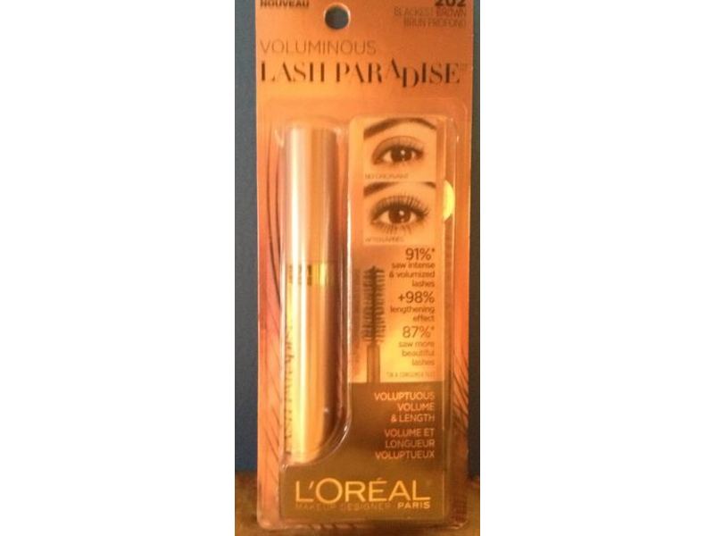 L'Oreal Paris Voluminous Lash Paradise Mascara, Black Brown, 0.28 fl oz