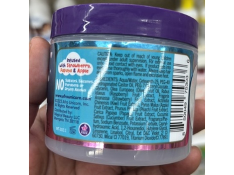 Magical Tresses Afro Unicorn Gel, Sparkle Bright Edges & More, 4 oz/113 g