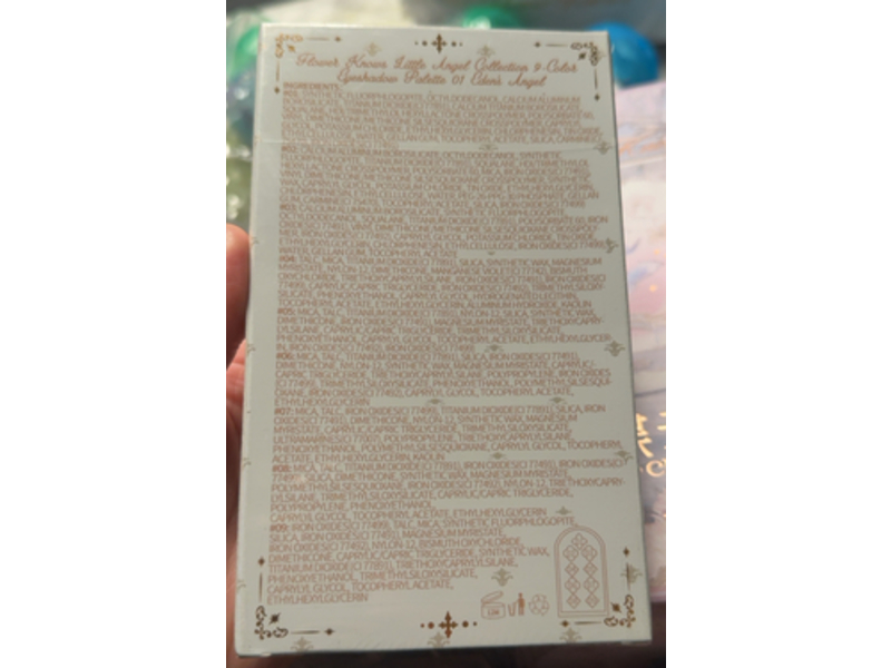 Flower Knows Little Angel Collection 9-Color Eyeshadow Palette, 01 Eden's Angel, 0.37 oz/10.5 g