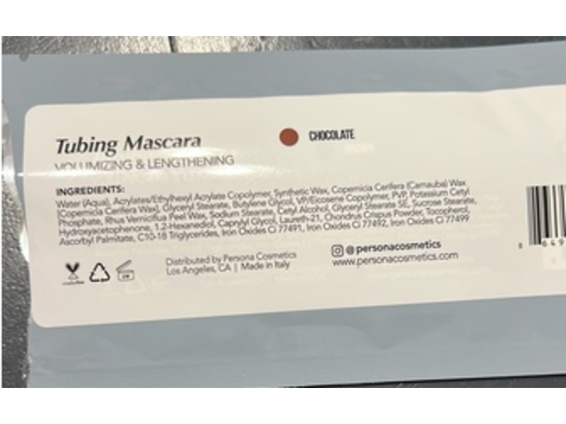Persona Tubing Mascara, Chocolate, 0.33 fl oz/11 mL
