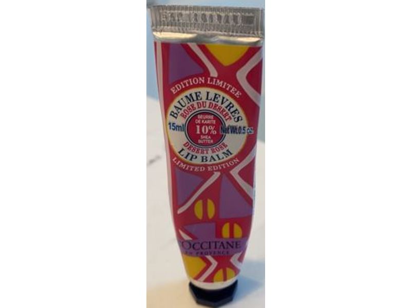 L'Occitane En Provence Baume Leveres Lip Balm, Desert Rose, 0.5oz/15 mL