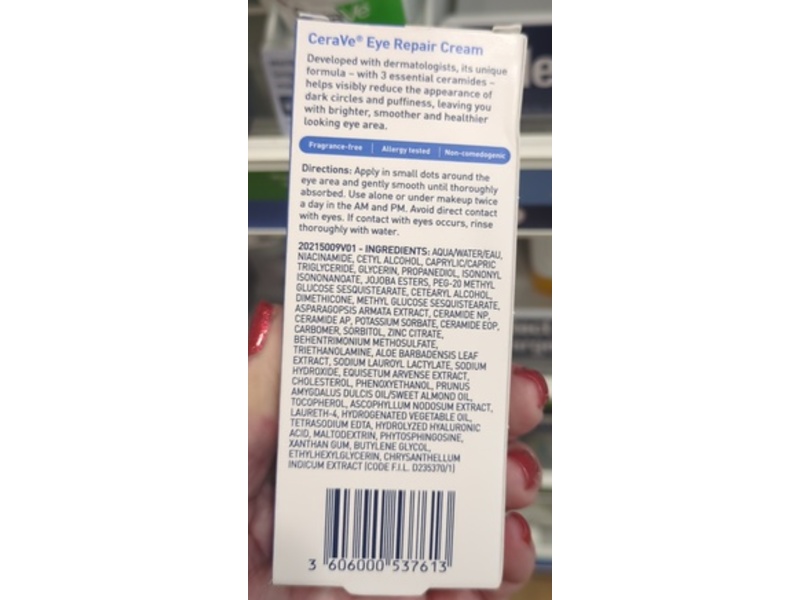 Cerave Eye Repair Cream , 0.5 oz/14.2 g