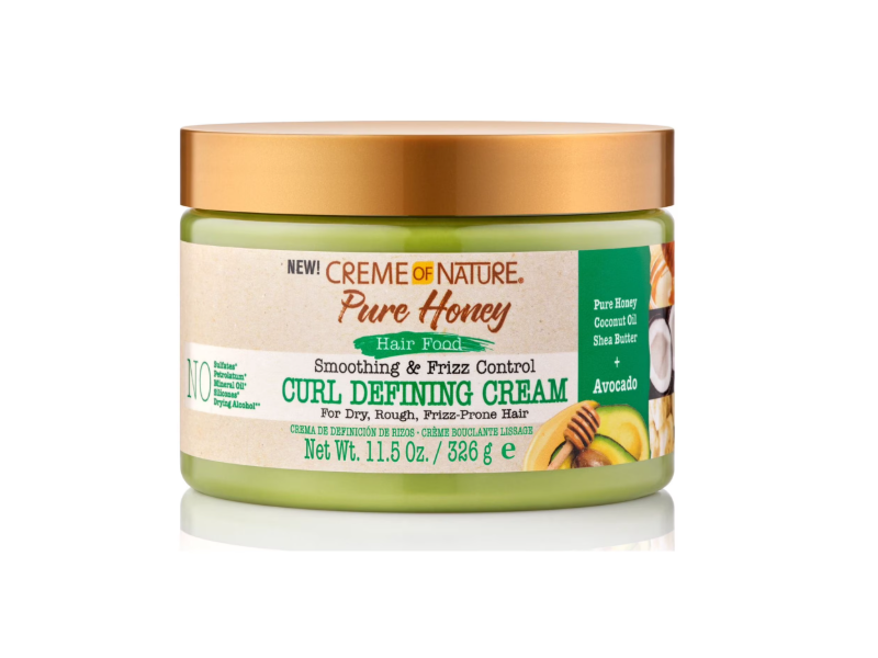 Creme of Nature Pure Honey Curl Defining Cream, Avocado, 11.5 oz/326 g.