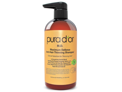 Pura d'or M.D. Anti-Hair Thinning Shampoo, 24 fl oz/709 mL