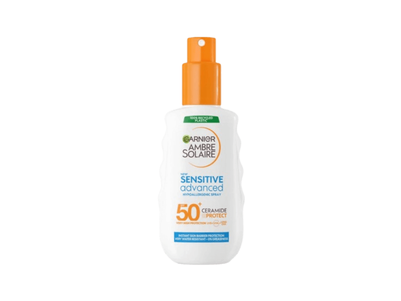 Garnier Ambre Solaire Sensitive Advanced Hypoallergenic Spray, SPF 50+, 150 mL