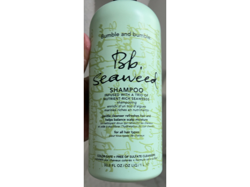 Bumble & Bumble Seaweed Shampoo, Rich Sea Weeds, 33.3 fl oz/1000 mL