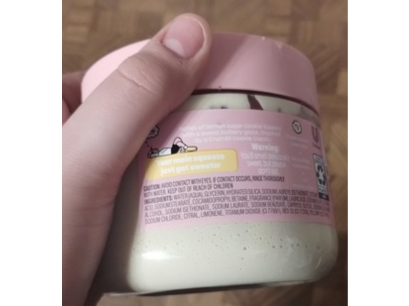 Dove x Crumbl Body Scrub, Lemon Glaze, 15 oz