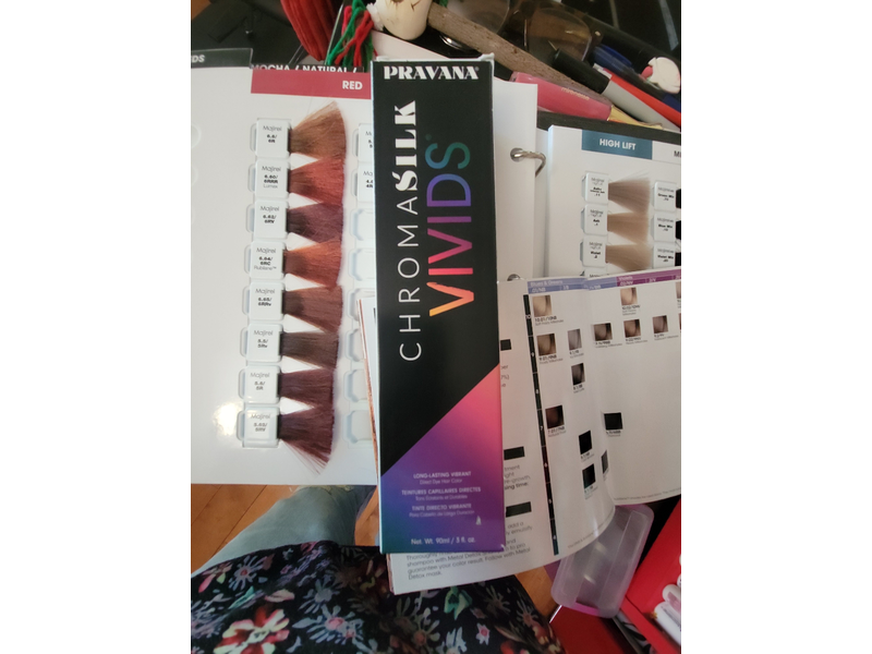 Pravana Chromasilk Vivids Long Lasting Vibrant Hair Color, Violet, 3 fl oz/90 mL