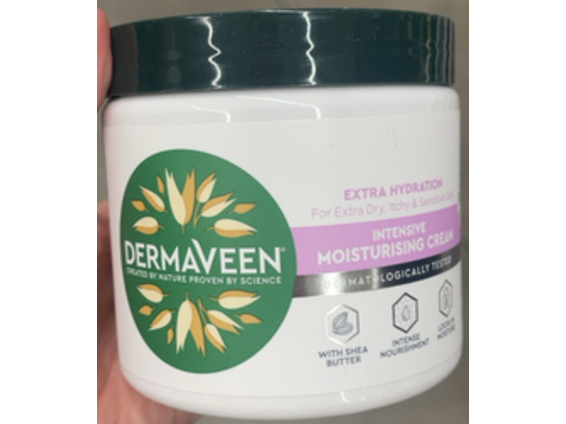 DermaVeen Extra Gentle Intensive Moisturizer Cream, 450 g