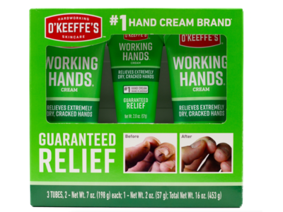 O'Keeffe's Guaranteed Relief Hand Cream Set, 16 oz/453 g