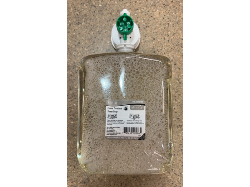 Hillyard Industries Affinity Green Premium Foam Soap, 42.3 fl oz/1.25 L