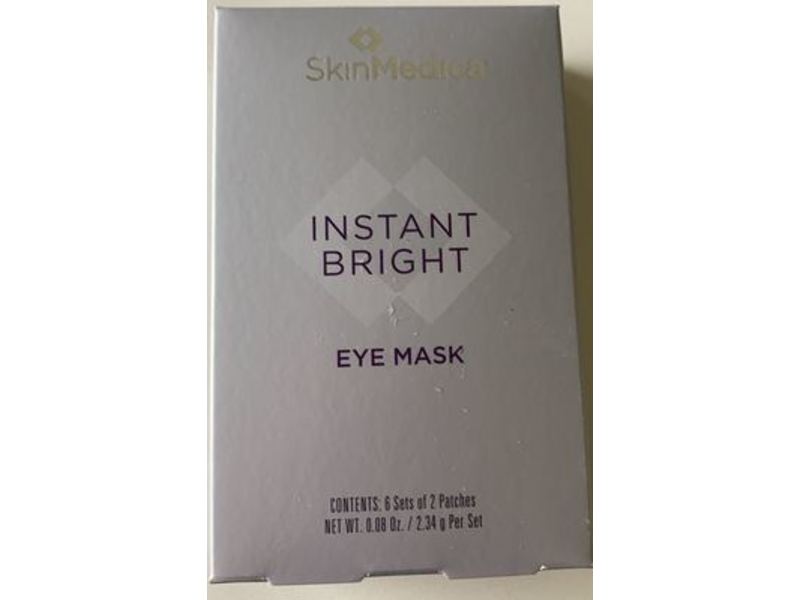 Skinmedica Instant Bright Eye Mask, 6 Ct