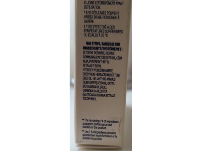 Nair Hair Remover Wax Ready Strips, Sensitive Chamomile Extract, 40 Count