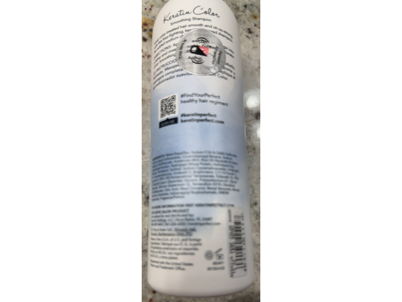Keratin Perfect Keratin Color Smoothing Shampoo, 12 fl oz/354 mL