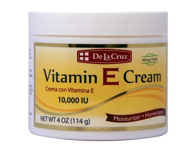 De La Cruz Vitamin E Cream, 4 oz