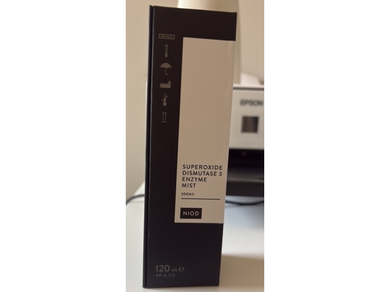 Niod Superoxide Dismutase Enzyme Mist, 4 fl oz/120 mL