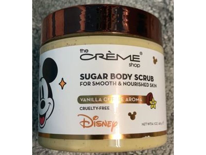 The Creme Shop Sugar Body Scrub, Vanilla Coffee Aroma, 4.10 oz/400 g
