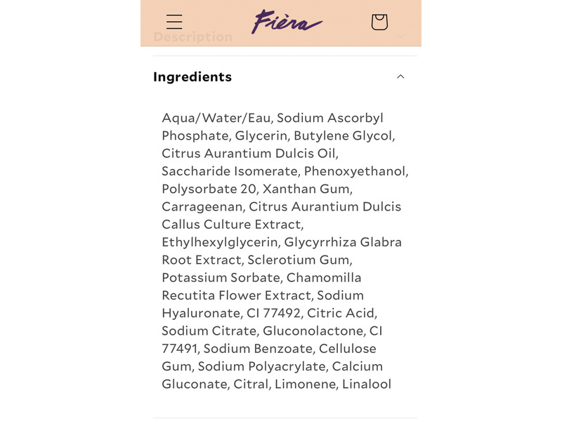 Fiera C-ing Believing Vitamin C Serum, 1.0 fl oz/30 mL