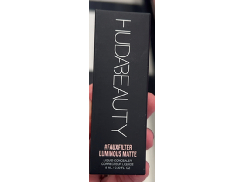 Huda Beauty #Fauxfilter Luminous Matte Liquid Concealer, Sugar Biscuit 3.5N, 0.30 fl oz/9 mL