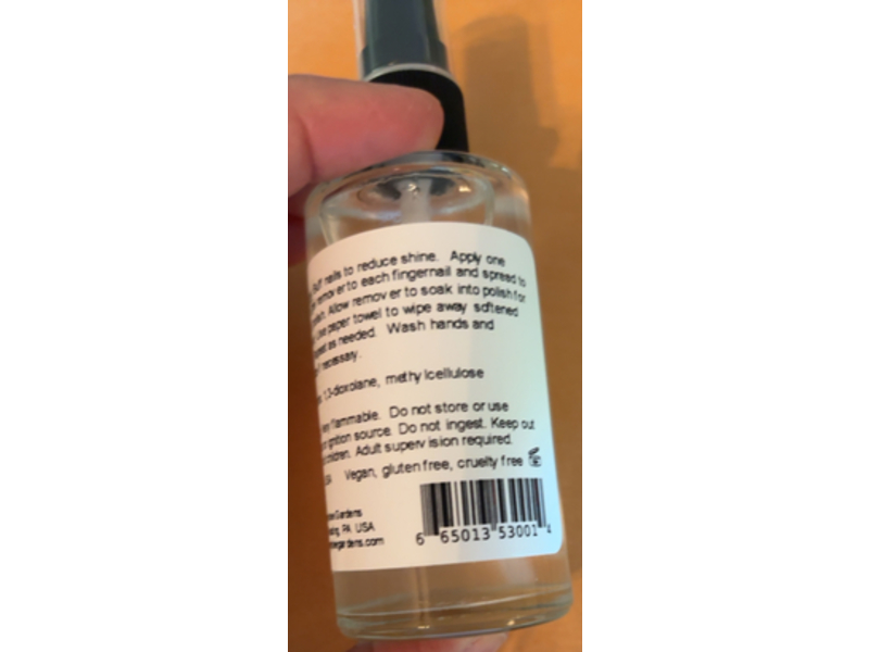 Honeybee Gardens Nail Polish Remover Gel, 2 fl oz/59 mL