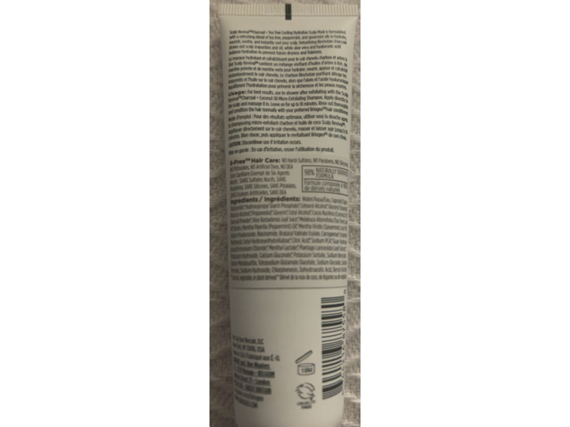 Briogeo Scalp Revival Charcoal + Tea Tree Cooling Hydration Scalp Mask, 2 fl oz/59 mL