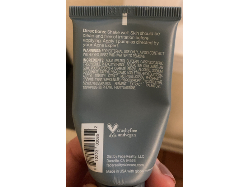 Face Reality Antioxidant Peptide Serum, 1 fl oz/30 mL