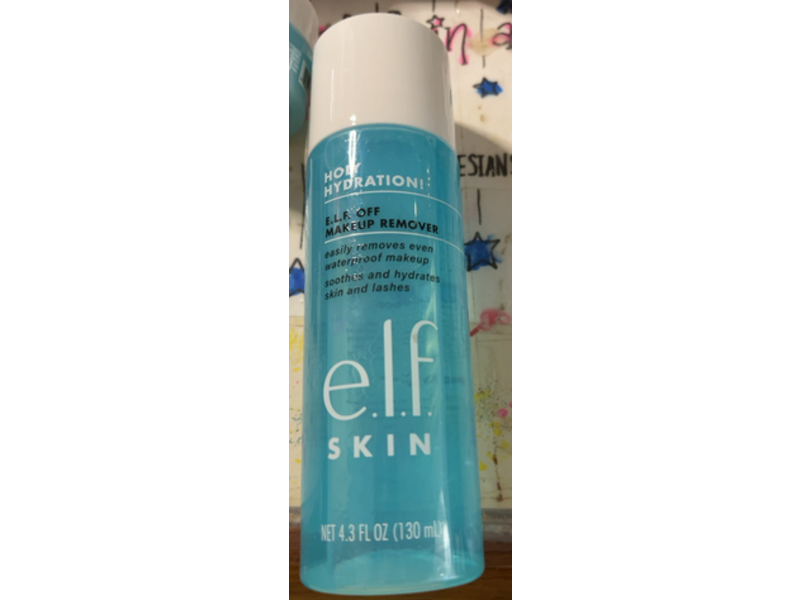 e.l.f. Skin Holy Hydration Off Makeup Remover, 4.3 fl oz/130 mL
