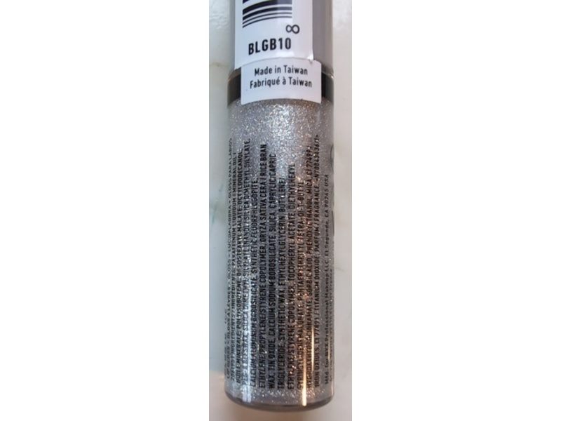 NYX Professional Makeup Metallic Butter Gloss,10 Ice, 0.27 fl oz/8 mL