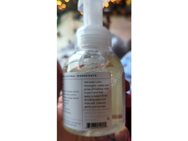Rocky Mountain Soap Co Baby Foaming Wash, 240 mL