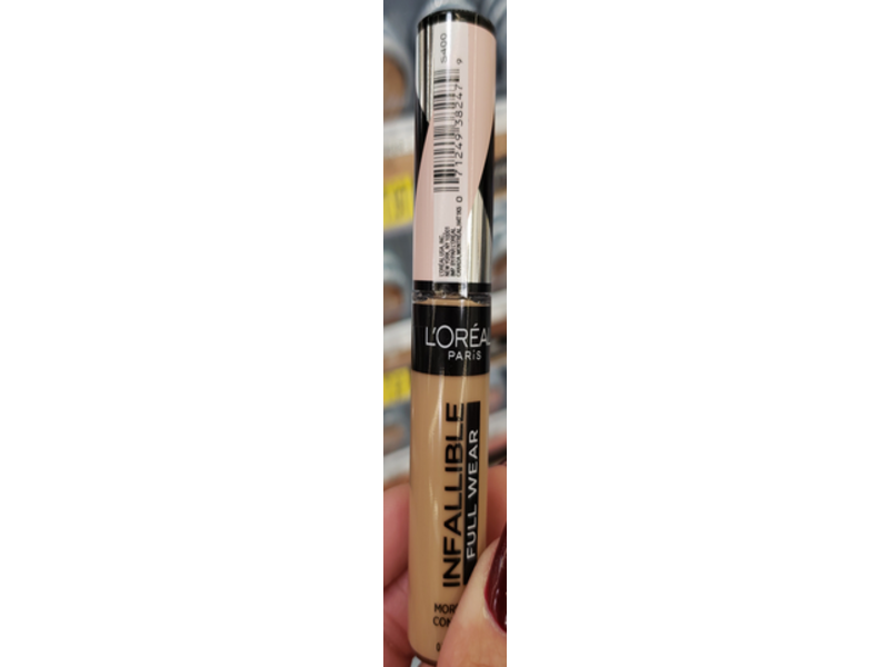 L'Oreal Paris Makeup Infallible Full Wear Concealer, Cashew, 0.33 fl oz/10 mL