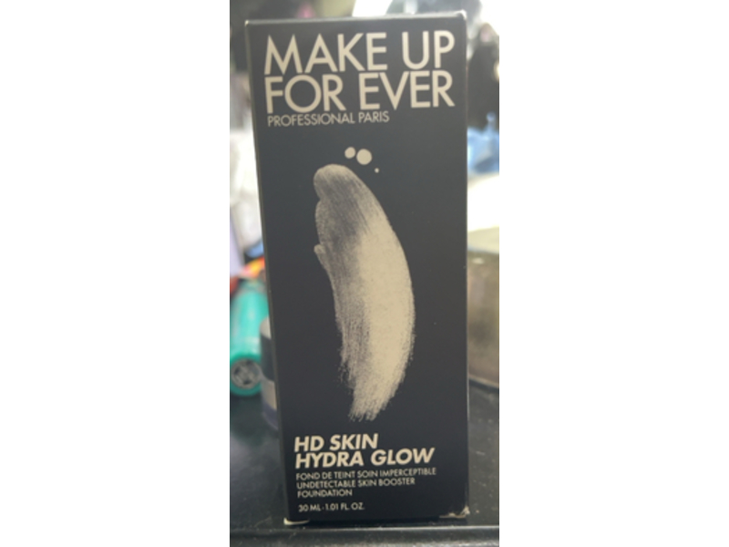 Make Up Forever HD Skin Hydra Glow Foundation, 1R12 Cool Ivory, 1.01 fl oz/30 mL