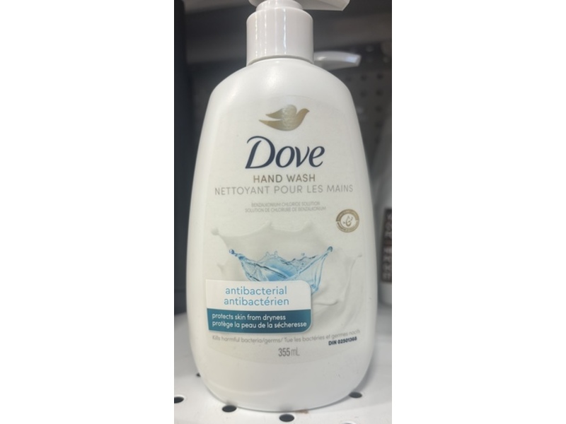 Dove Antibacterial Hand Wash, 355 mL