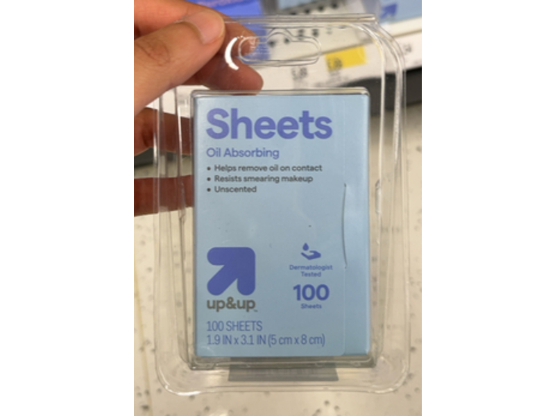 Up & Up Oil Absorbing Sheets, 100 Count